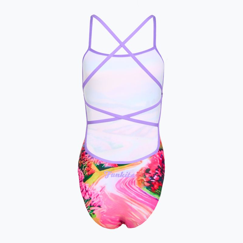 Dámské jednodílné plavky Funkita Strapped In One piece meadow made 2