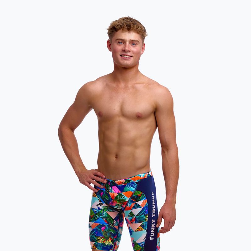 Dětské plavecké jammery Funky Trunks Training Jammers palm prism 2