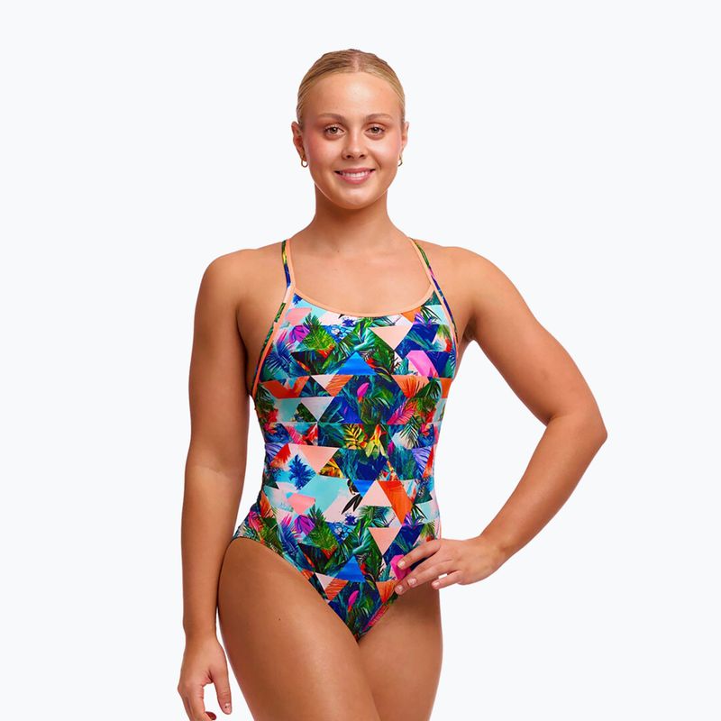 Dámské jednodílné plavky Funkita Diamond Back One piece palm prism 2