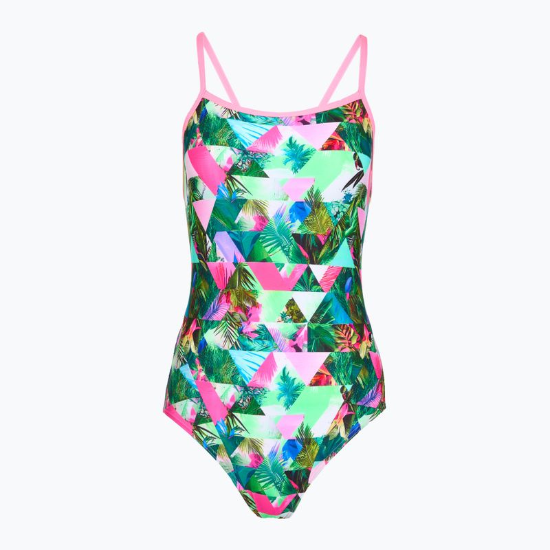 Dámské jednodílné plavky Funkita Single Strap One piece sub lime