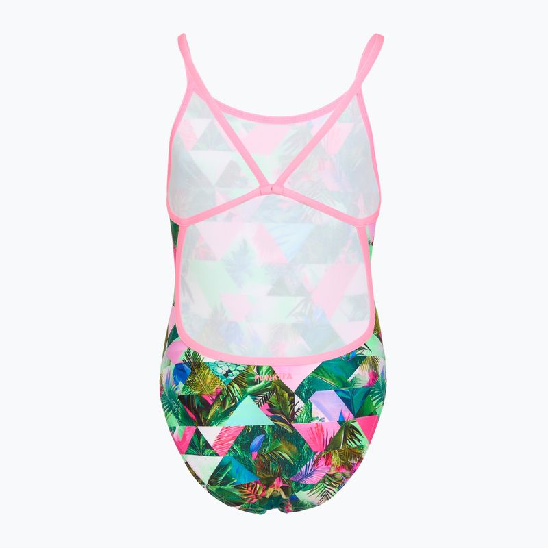 Dětské jednodílné plavky Funkita Single Strap One Piece sub lime 2