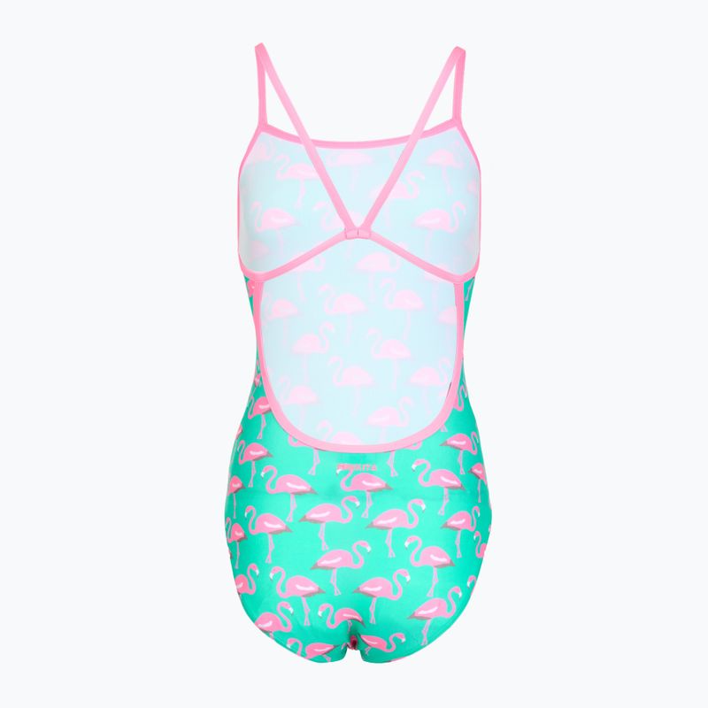 Dámské jednodílné plavky  Funkita Single Strap One piece go flamingo! 2