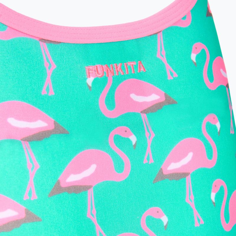 Dámské jednodílné plavky  Funkita Single Strap One piece go flamingo! 3
