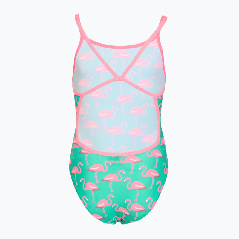 Dětské jednodílné plavky Funkita Single Strap One Piece go flamingo! 2