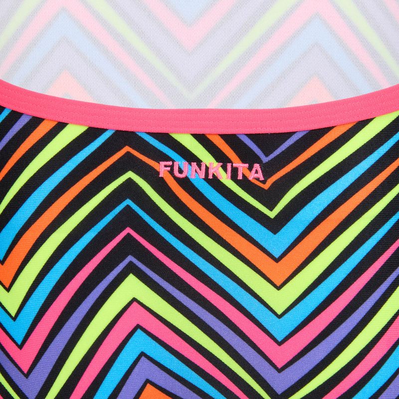 Dětské jednodílné plavky Funkita Single Strap One Piece up down 3