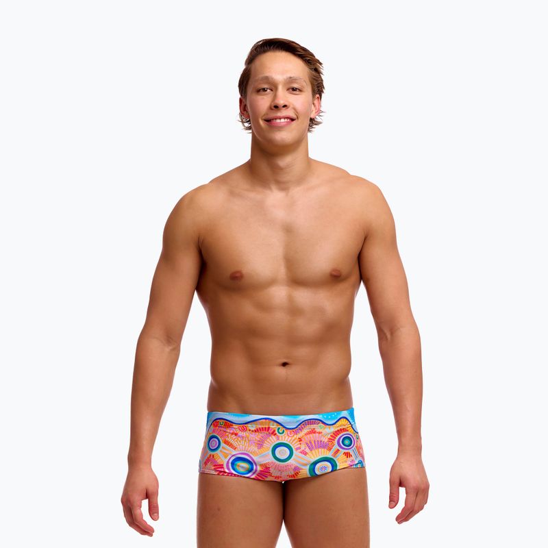 Pánské plavecké boxerky Funky Trunks Sidewinder Trunks kulin colour 2