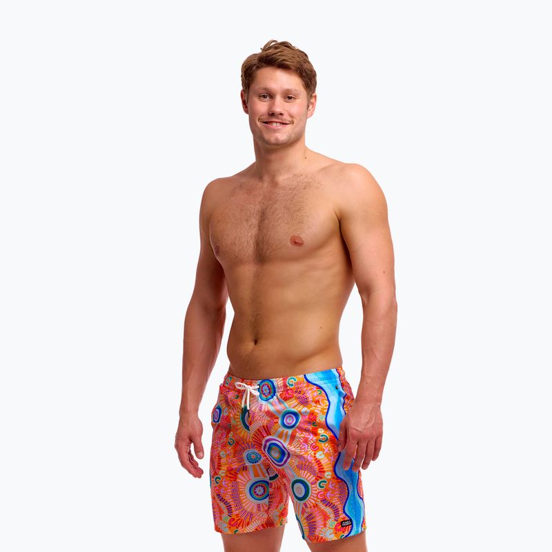Pánské plavecké šortky Funky Trunks Long Johnny Short culinary colour 4