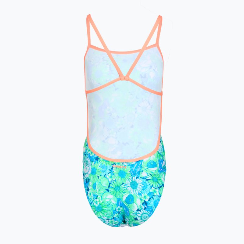 Dámské jednodílné plavky  Funkita Single Strength One piece green green grss 2