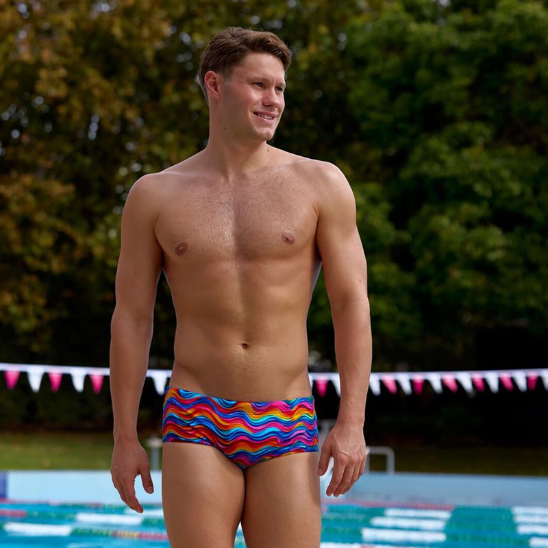 Pánské plavecké boxerky Funky Trunks Sidewinder Trunks plastic fantastic 3