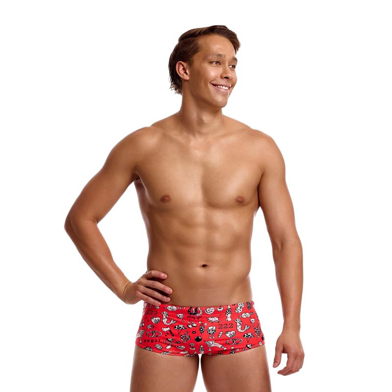 Pánské plavecké boxerky Funky Trunks Sidewinder Trunks scribbles 2
