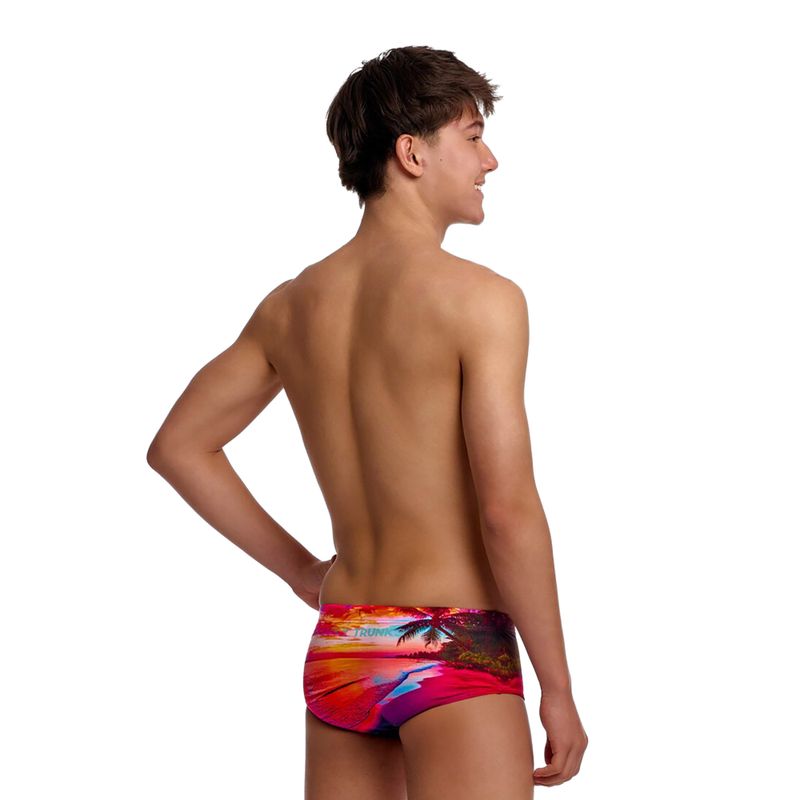 Chlapecké plavecké boxerky Funky Trunks Sidewinder Trunks touch of paradise 3