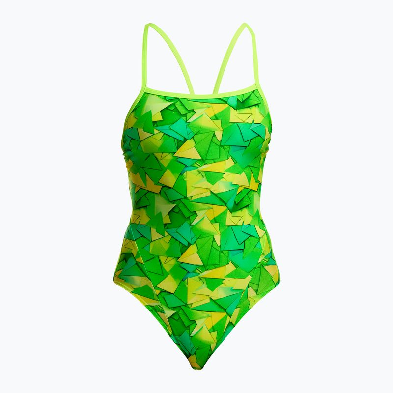 Dámské jednodílné plavky Funkita Single Strap One Piece try tonic