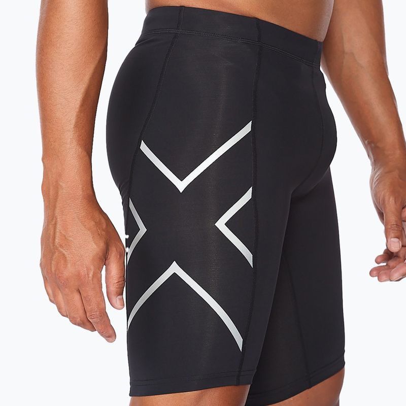 Pánské tréninkové šortky 2XU Core Compression black/silver MA3851B 4