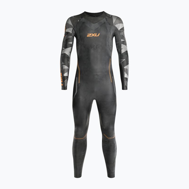 Pánský triatlonový neopren 2XU Propel 2 black/orange fizz 2