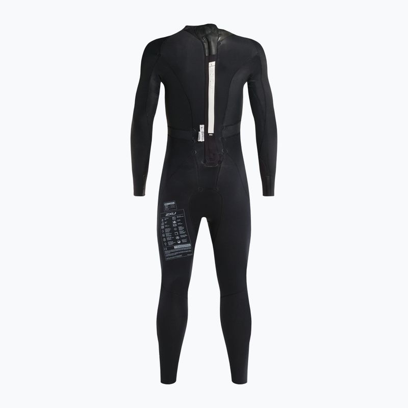 Pánský triatlonový neopren 2XU Propel 1 black/blue ombre 5