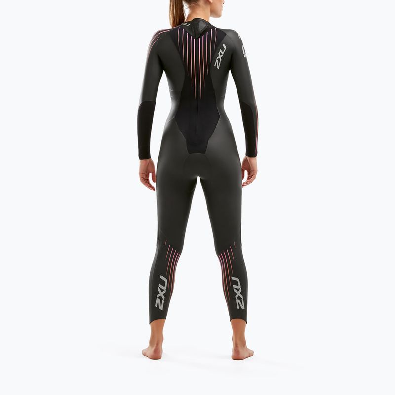 Dámský triatlonový neopren 2XU Propel 1 black/sunset ombre 3