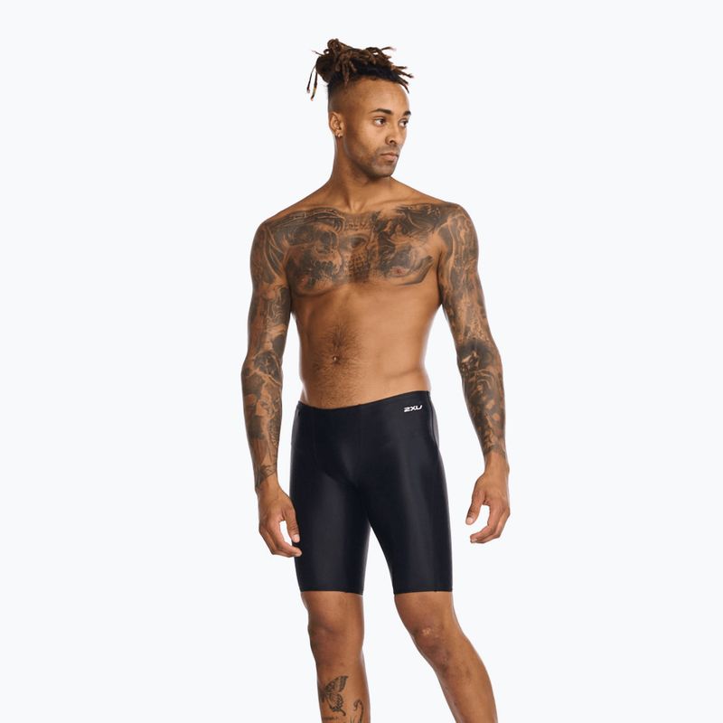 Pánské plavky 2XU Propel Jammer black/white 2