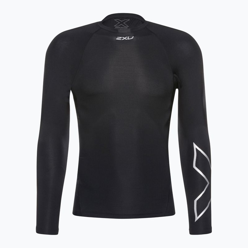 Pánské tréninkové tričko s dlouhým rukávem 2XU Core Compression black MA6398A 4