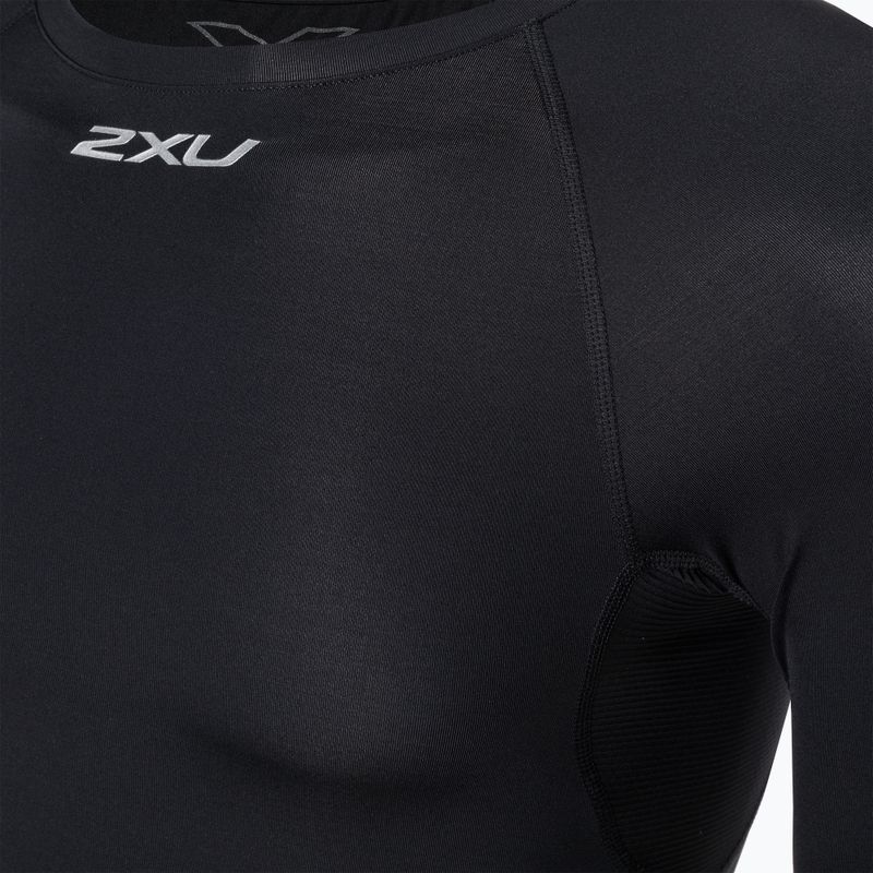 Pánské tréninkové tričko s dlouhým rukávem 2XU Core Compression black MA6398A 6