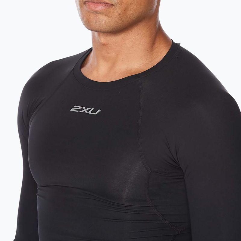 Pánské tréninkové tričko s dlouhým rukávem 2XU Core Compression black MA6398A 3