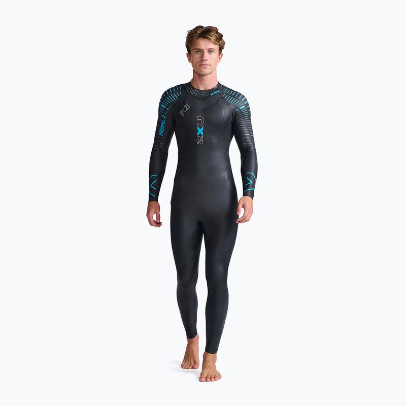 Pánský triatlonový neopren 2XU Propel 2 black/aloha