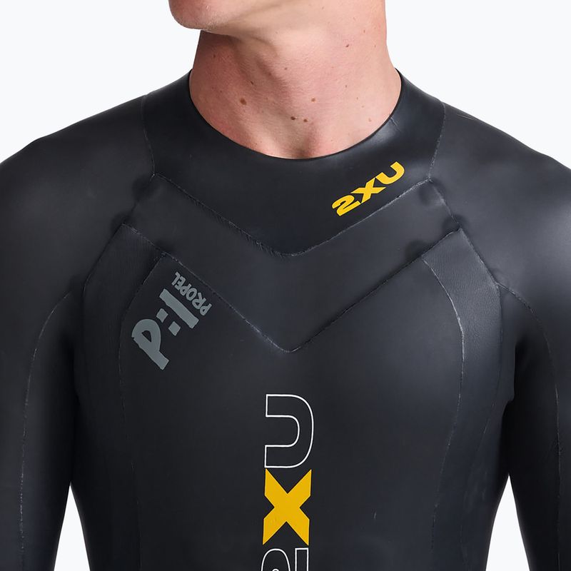 Pánský triatlonový neopren 2XU Propel:1 black/ambition MW4991C 5