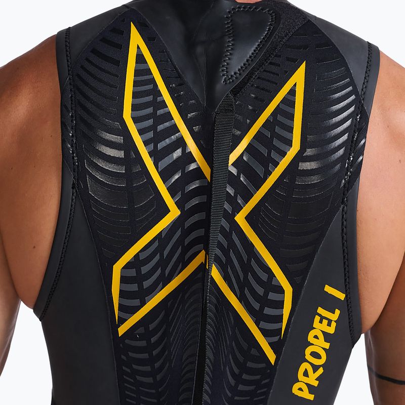 Pánský triatlonový neopren 2XU Propel:1 black/ambition MW4992C 4