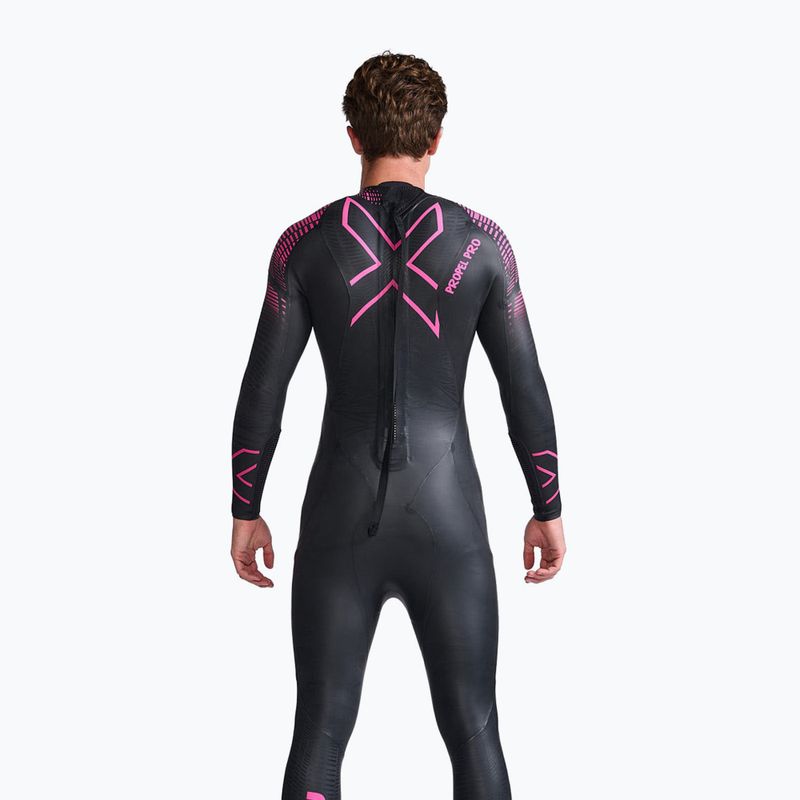 Pánský triatlonový neopren 2XU Propel PRO 3 mm black/punk pink 2