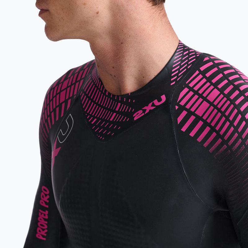 Pánský triatlonový neopren 2XU Propel PRO 3 mm black/punk pink 7