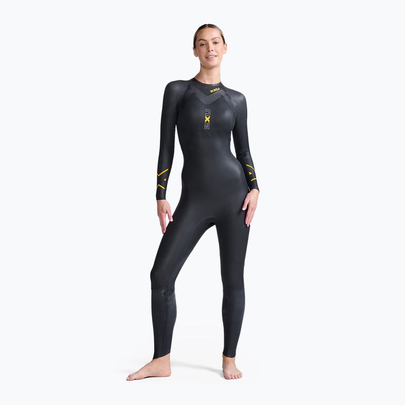 Dámský triatlonový neopren 2XU Propel:1 black/ambition WW4994C