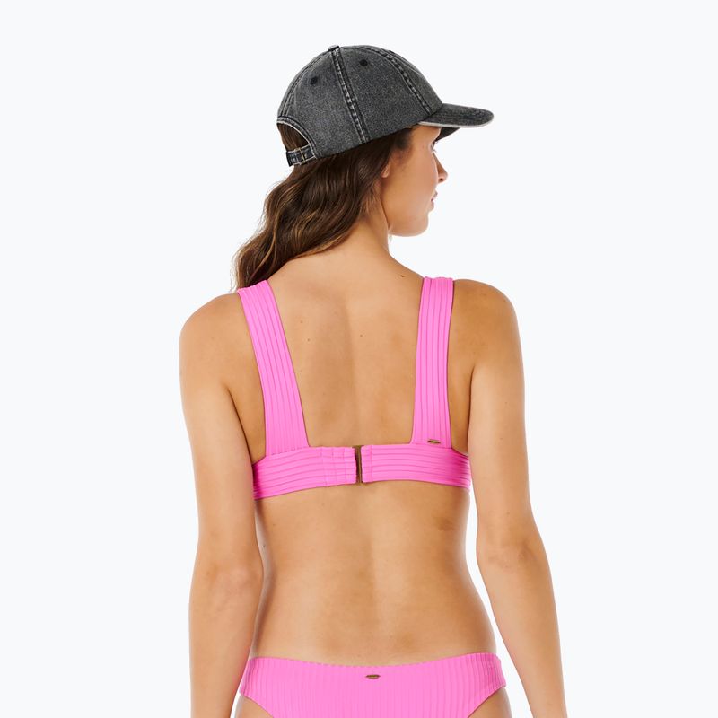 Horní díl dámských plavek Rip Curl Premium Surf D-Dd Deep V super pink 3
