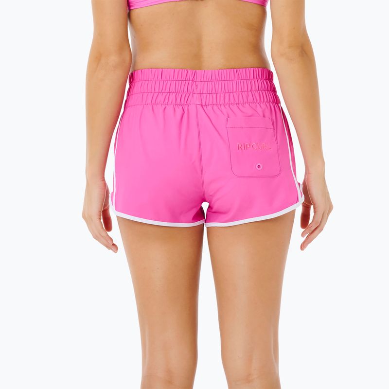 Dámské plavkové šortky Rip Curl High Waist Retro Volley 3" super pink 3