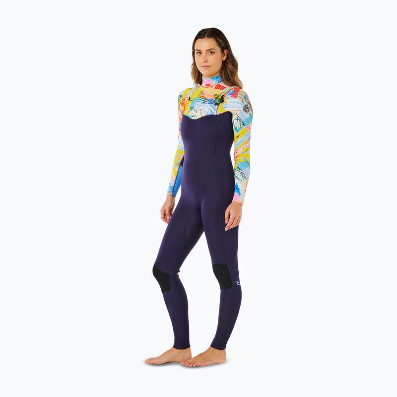 Dámský neopren na plavání Rip Curl Dawn Patrol Pro 3/2 mm Chest Zip multicolor 3