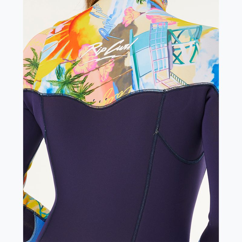 Dámský neopren na plavání Rip Curl Dawn Patrol Pro 3/2 mm Chest Zip multicolor 6