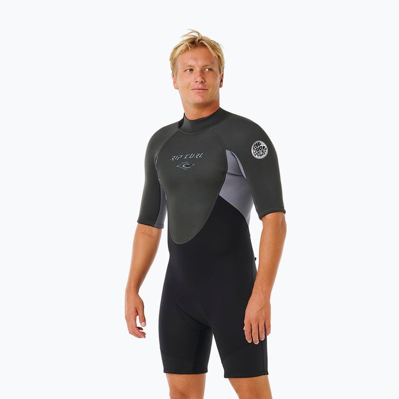 Pánský neopren Rip Curl Omega 2/2 mm Back Zip Springsuit grey 2