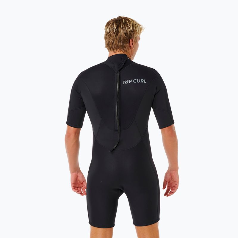 Pánský neopren Rip Curl Trad 2/2 mm Back Zip Springsuit black 2