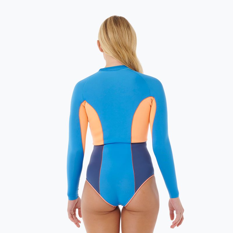 Dámský neopren Rip Curl G-Bomb 1,5 mm Full Zip Springsuit electric blue 3