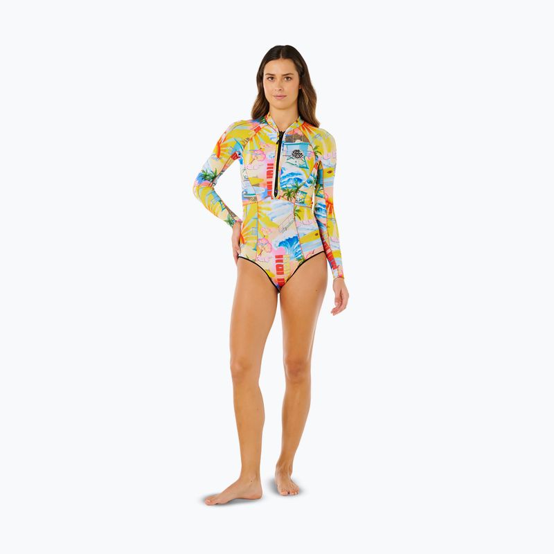 Dámský neopren na plavání Rip Curl G-Bomb 1.5 mm Full Zip Springsuit multicolor 2