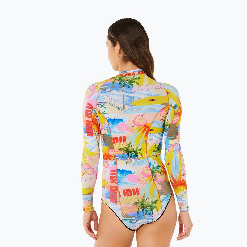 Dámský neopren na plavání Rip Curl G-Bomb 1.5 mm Full Zip Springsuit multicolor 3