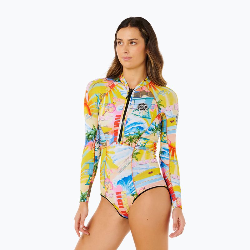 Dámský neopren na plavání Rip Curl G-Bomb 1.5 mm Full Zip Springsuit multicolor 4