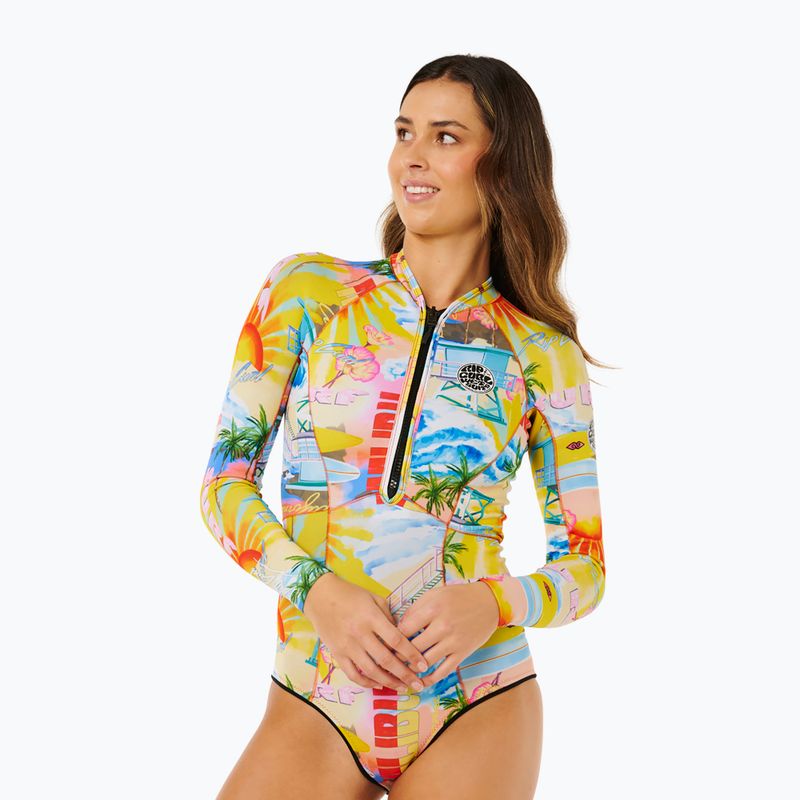 Dámský neopren na plavání Rip Curl G-Bomb 1.5 mm Full Zip Springsuit multicolor 5