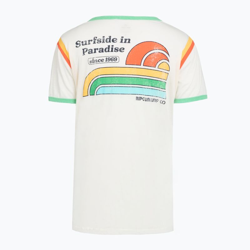 Dámské tričko Rip Curl Surf Side Ringer bone 2