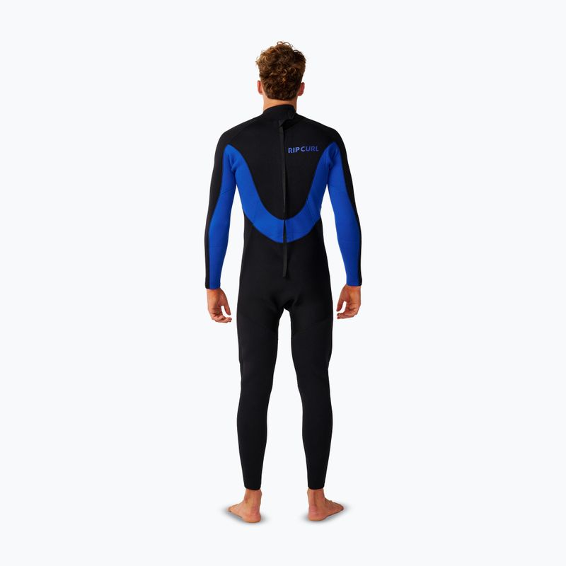 Pánský neopren Rip Curl Trad 3/2 mm Back Zip black/blue 2