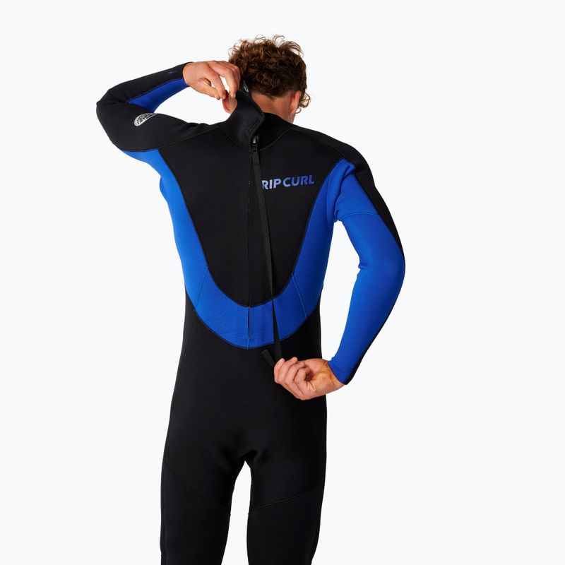 Pánský neopren Rip Curl Trad 3/2 mm Back Zip black/blue 4