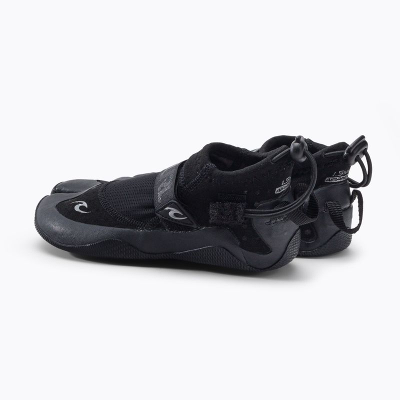 Neoprenové boty Rip Curl Reefer Boot 1.5 mm S/Toe black/charcoal 3
