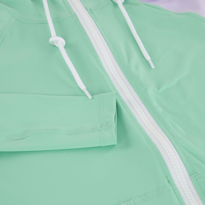 Dámská mikina Jetpilot Pacer Hooded Rashie teal 7