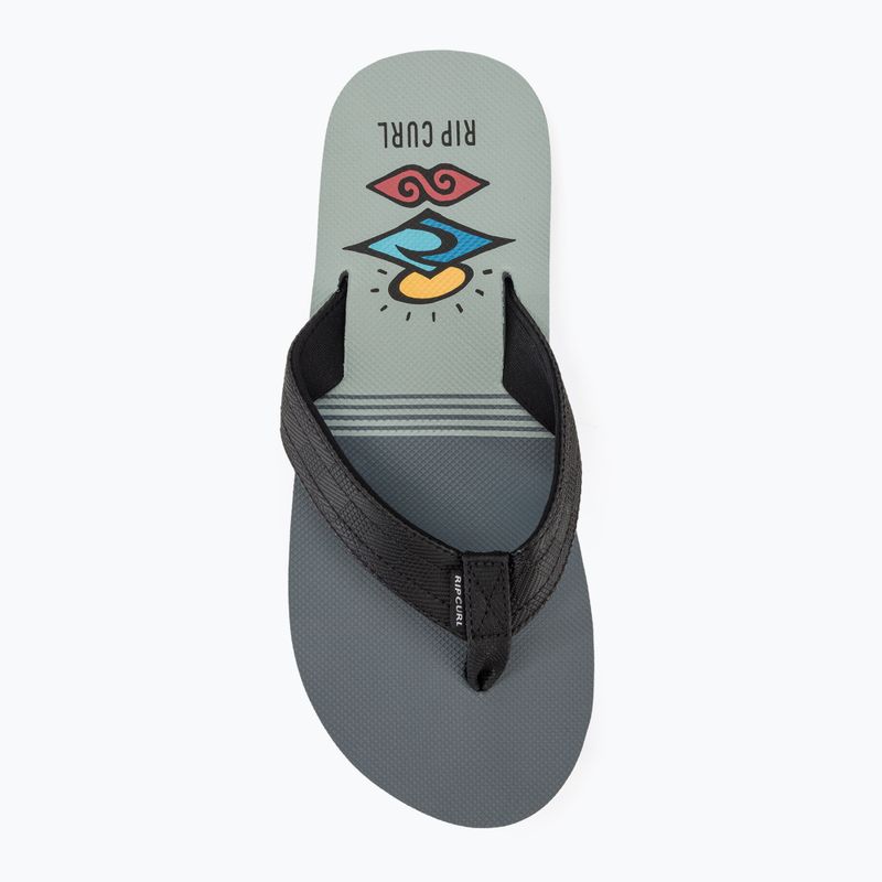 Pánské žabky Rip Curl Ripper Open Toe black/grey 5