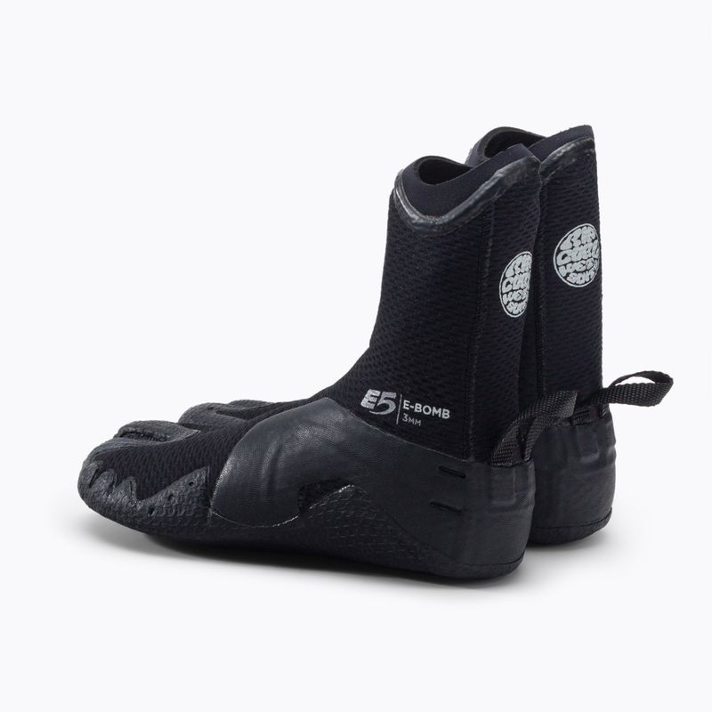 Neoprenové boty Rip Curl E Bomb 3 mm S/Toe black 3