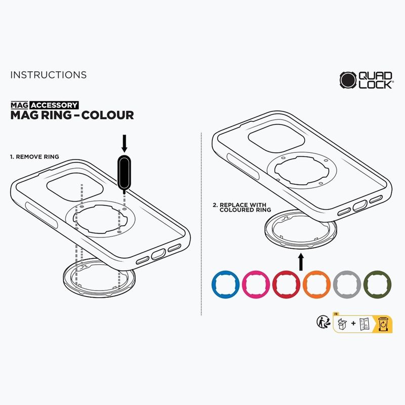 Pouzdro na telefon Quad Lock Original Case Samsung Galaxy S22 black 2