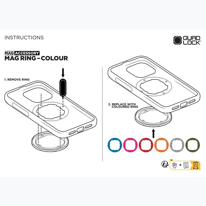 Pouzdro na telefon Quad Lock Mag Case Samsung Galaxy S25 Ultra black 2